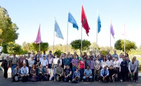 Participants of the Global TraPs 2012 Workshop IV at the site of Sidi Chennane